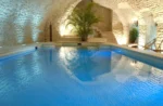 Grande piscine spa Château de Vault de Lugny